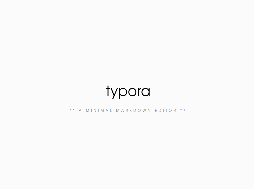 Typora-写作神器